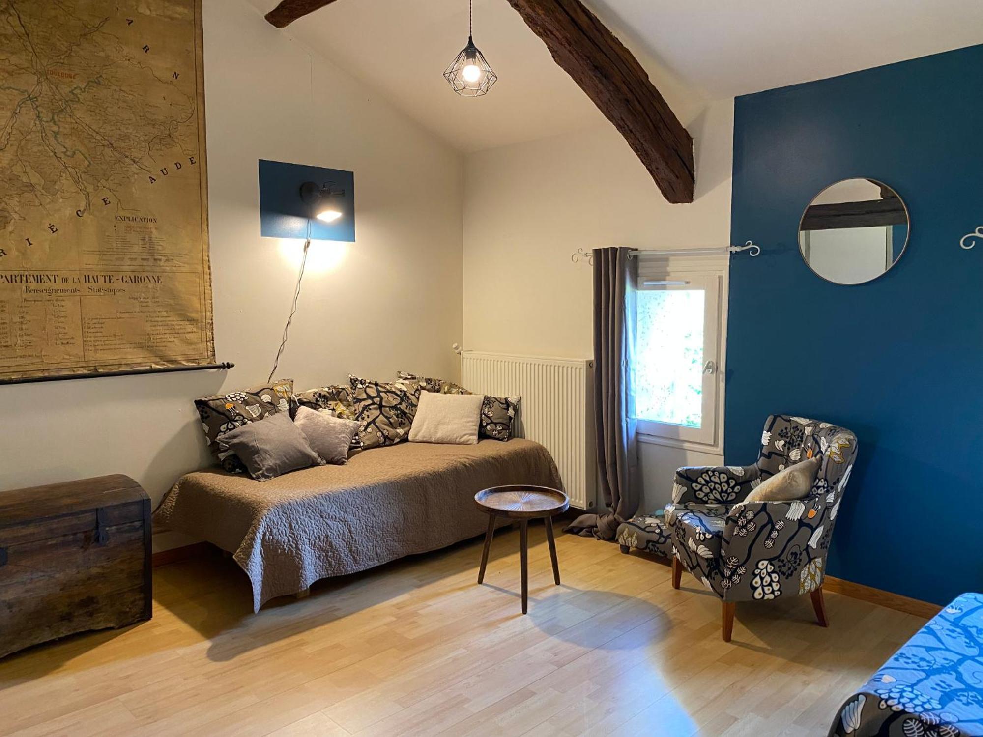 Bed and Breakfast Le Repaire De La Reveuse à Saint-Frajou Chambre photo